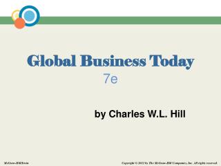 Global Business Today 7e