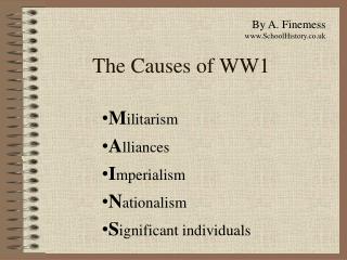 The Causes of WW1