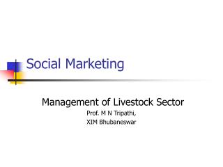 Social Marketing