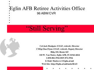 Eglin AFB Retiree Activities Office