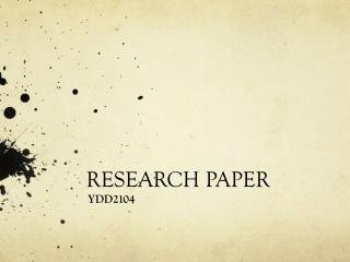 RESEARCH PAPER