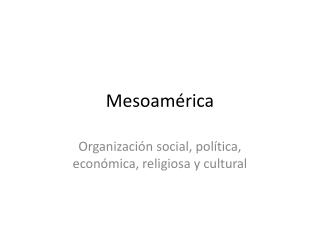 Mesoamérica