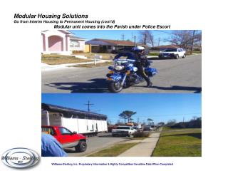 Williams-Sterling, Inc. Proprietary Information &amp; Highly Competition Sensitive Data When Completed