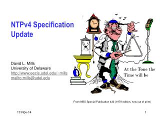 NTPv4 Specification Update