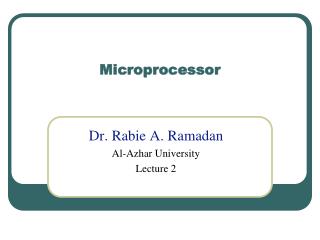 Microprocessor