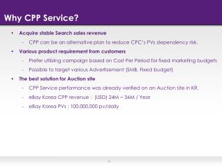 Why CPP Service?