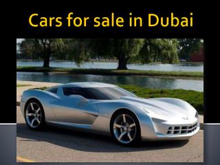 Cars for sale in Dubai