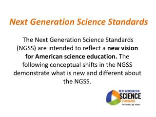 Next Generation Science Standards