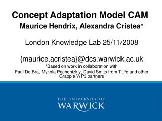 Concept Adaptation Model CAM