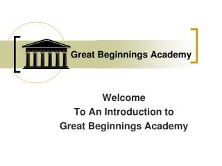 Great Beginnings Academy