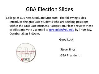 GBA Election Slides