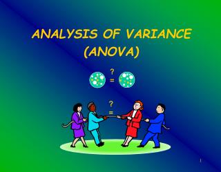 ANALYSIS OF VARIANCE (ANOVA)