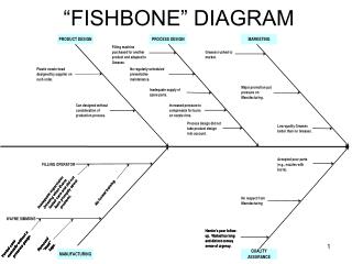 “FISHBONE” DIAGRAM