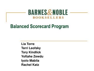 Balanced Scorecard Program