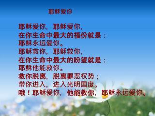 轻轻听 轻轻听 我要轻轻听 我要侧耳听我主声音 轻轻听 他在轻轻听 我的牧人认得我声音 你是大牧者 生命的主宰 我一生只听随主声音 你是大牧者 生命的主宰 我的牧人认得我声音