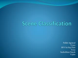 Scene Classification