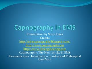 Capnography in EMS
