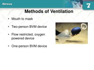 Methods of Ventilation