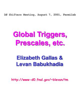 Elizabeth Gallas &amp; Levan Babukhadia