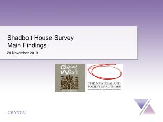 Shadbolt House Survey Main Findings