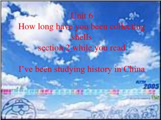 The aim of studying( 学习目标 )