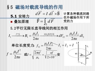 §5 磁场对载流导线的作用