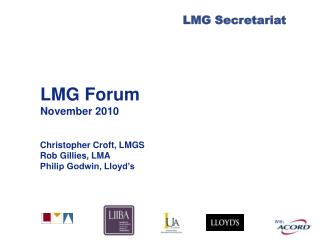 LMG Forum November 2010