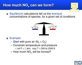 How much NO x can we form?