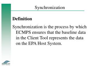 Synchronization
