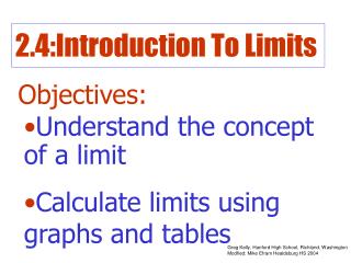 2.4:Introduction To Limits