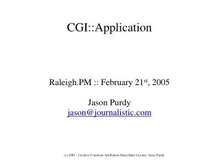 CGI::Application