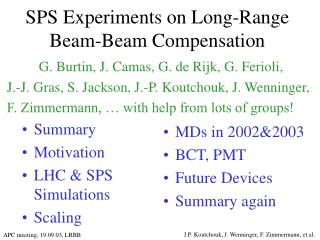 SPS Experiments on Long-Range Beam-Beam Compensation
