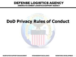 DoD Privacy Rules of Conduct