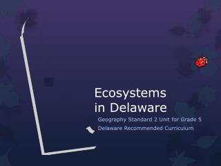 Ecosystems in Delaware