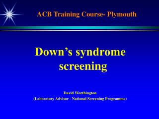 ACB Training Course- Plymouth