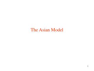 The Asian Model