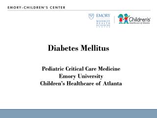 Diabetes Mellitus