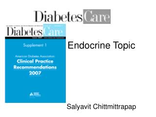 Endocrine Topic