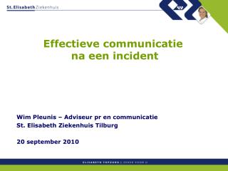 Effectieve communicatie na een incident