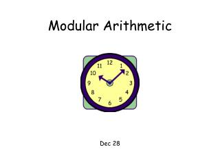 Modular Arithmetic