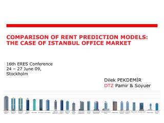 COMPARISON OF RENT PREDICTION MODELS: THE CASE OF ISTANBUL OFFICE M ARKET