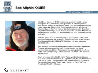 Bob Allphin K4UEE