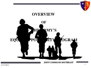 OVERVIEW OF THE ARMY’S EQUAL OPPORTUNITY PROGRAM
