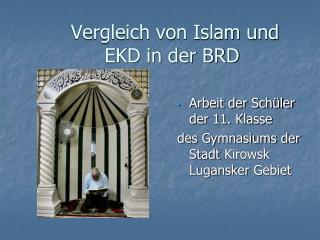 Vergleich von Islam und EKD in der BRD
