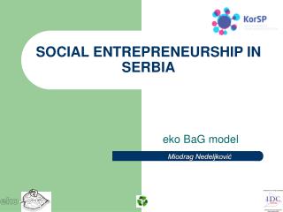 SOCIAL ENTREPRENEURSHIP IN SERBIA