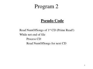 Program 2