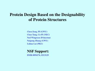 Protein Design Based on the Designability of Protein Structures