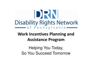 Work Incentives Planning and Assistance Program