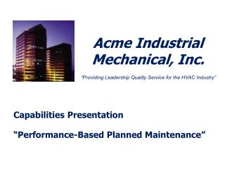 Acme Industrial Mechanical, Inc.