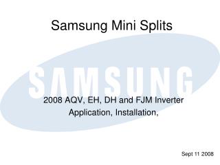 Samsung Mini Splits